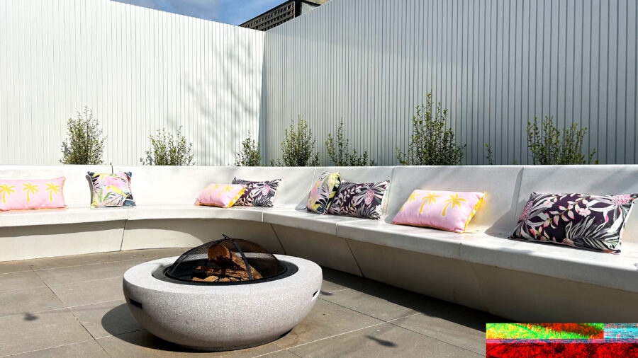 8 Seater Bento Outdoor Bench - GRC Concrete( 1x Arco + 4x Slate) - Image 6
