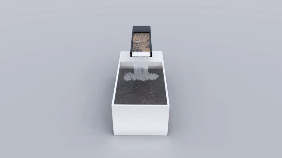 "STARYFALL" Cascading Water Feature with Channel and Basin - Image 10