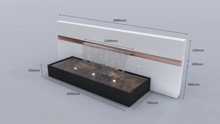 "VELORA" Modern Cascading Water Feature - Image 5