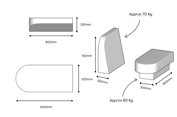 "MOON" Left Edge Single Module - Image 5